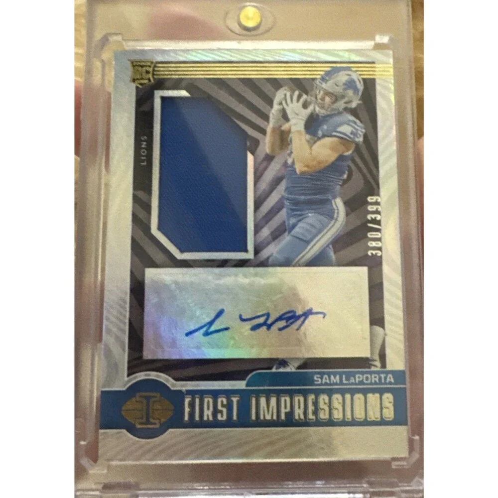 2023 Panini Illusions First Impressions Autographed Memorabilia #131 Sam LaPorta